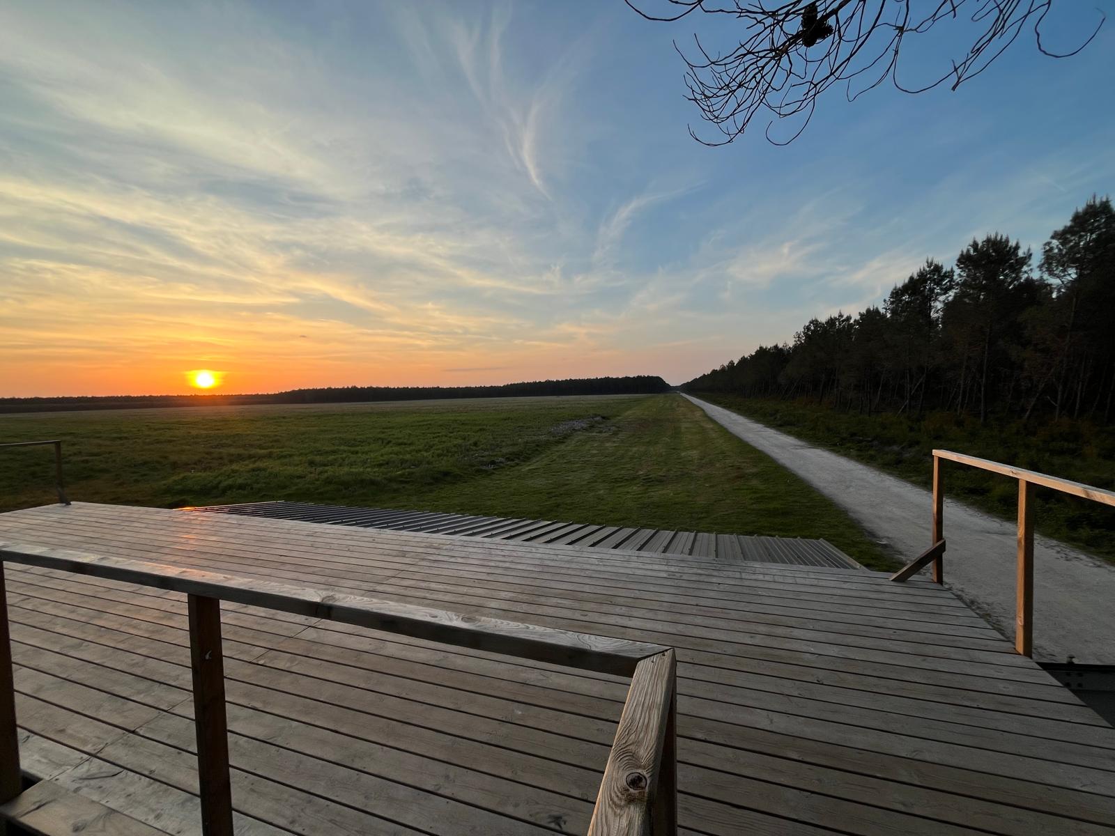 Coucher de soleil sur MLR